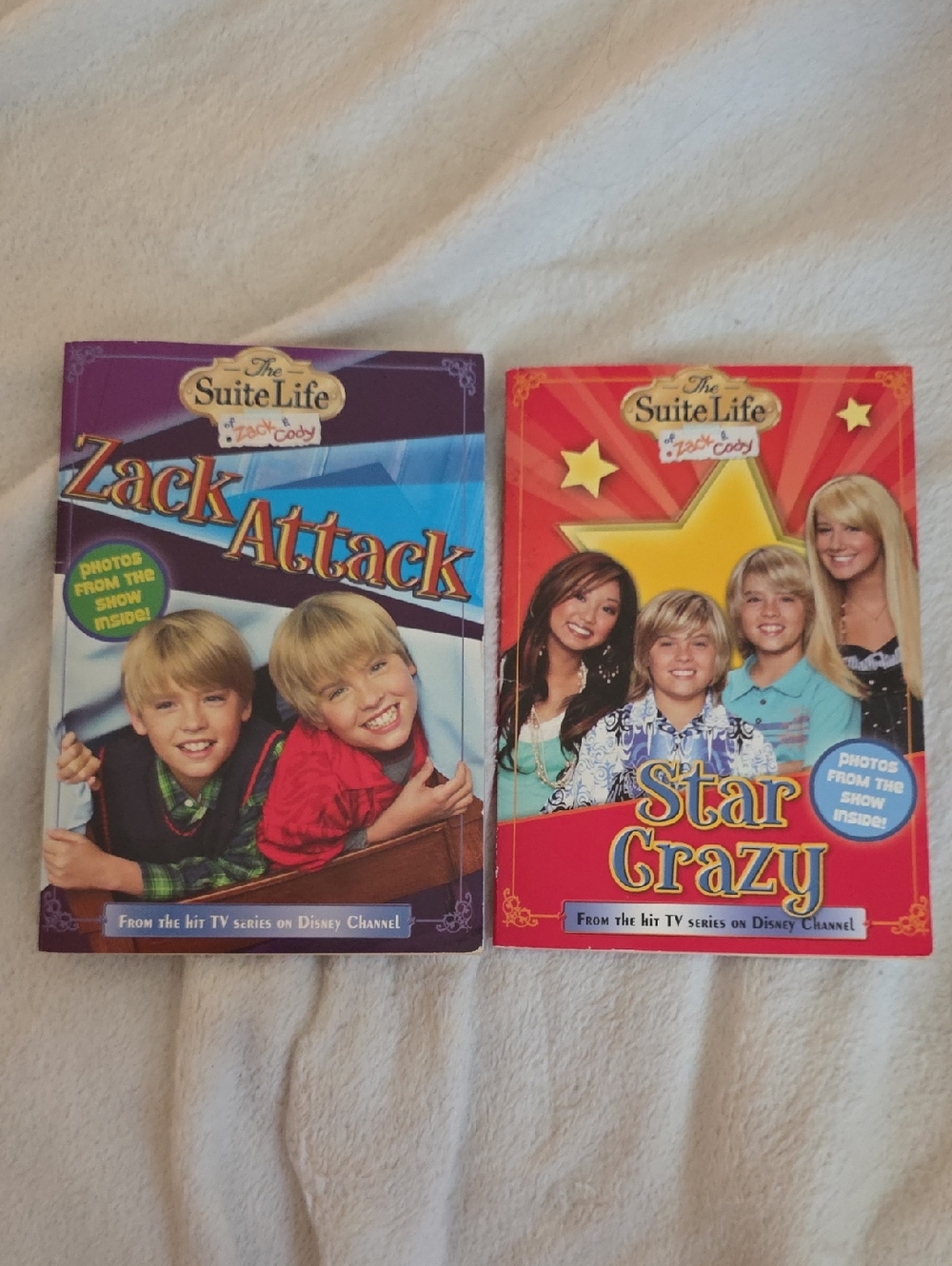 Zack Attack & Star Crazy Kids Book Set. Disney CHANNEL Y2K